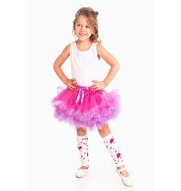 Little Adventures Fluffy Tutu Fuchsia/Light Purple