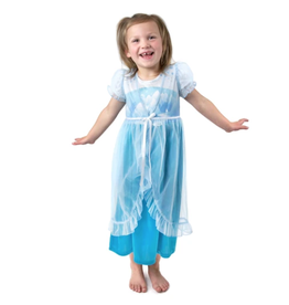 Little Adventures Nightgown With Robe - Ice Princess - Size 8