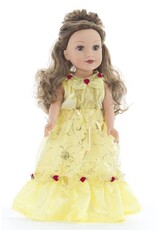 Little Adventures Doll Dress Yellow Beauty