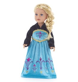 Little Adventures Doll Dress Ice Queen Coronation