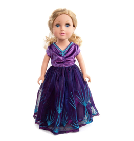 Little Adventures Doll Dress Purple Ice Princess