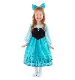 Little Adventures Mermaid Day Dress with Bow - X-Large