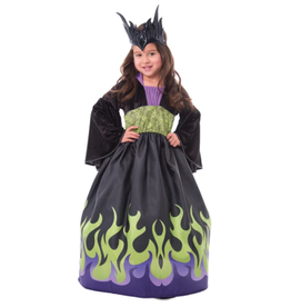 Little Adventures Dragon Queen Dress w/ Crown - Large