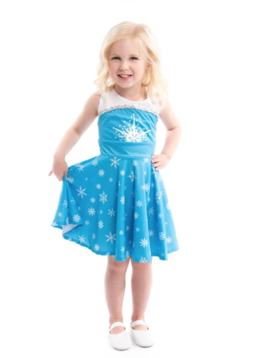 Little Adventures Twirl Dress - Ice - Size 6