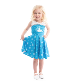 Little Adventures Twirl Dress - Ice - Size 8