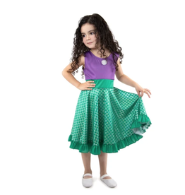 Little Adventures Twirl Dress -  Mermaid - Size 2