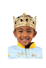 Little Adventures Prince Soft Crown  - Gold