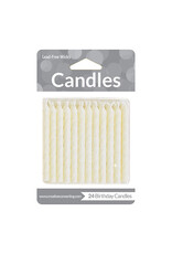 Creative Converting Candles - White 2.5" 24ct