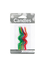Creative Converting Candles - Crazy Curl Primary Colors