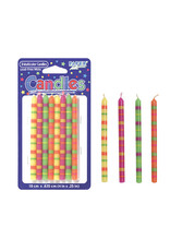 Creative Converting Candles - Bright Stripes 8ct