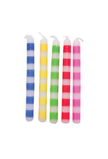 Creative Converting Candles - Striped Multicolor