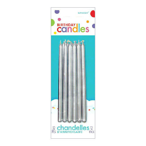 Candles - Silver Taper - 5"