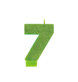 Glitter Candle #7 - Green