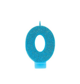 Glitter Candle #0 - Blue