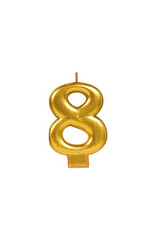 Gold Metallic Candle #8