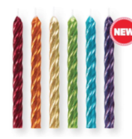 Creative Converting Metallic Spiral - Rainbow