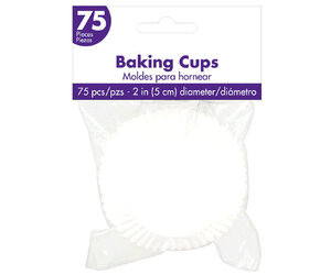 Wilton Jumbo White Baking Cups, 75