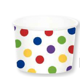 Creative Converting Treat Cup - Muliticolor Dot - 6pk