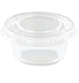 Creative Converting Portion Cup with Lid - 2oz