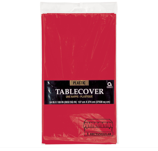 Tablecover 54x108 - Apple Red