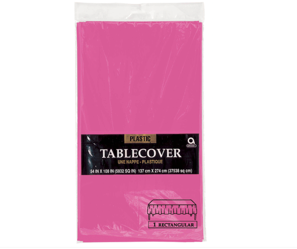 Tablecover 54x108 - Bright Pink