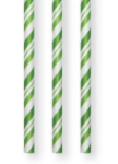 Creative Converting Straws - Striped Fresh Lime - 24ct