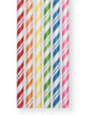 Creative Converting Straws - Striped Multicolor - 24ct