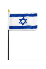 Online Stores Stick Flag 4"x6" - Israel
