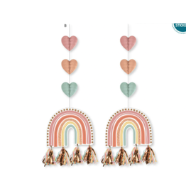 Creative Converting BOHO Rainbow Hanging Cutouts