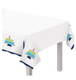 Modern Birthday Plastic Table Cover