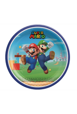 Super Mario Brothers 9" Round Plates