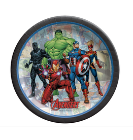 Marvel Avengers - 7" Round Plates