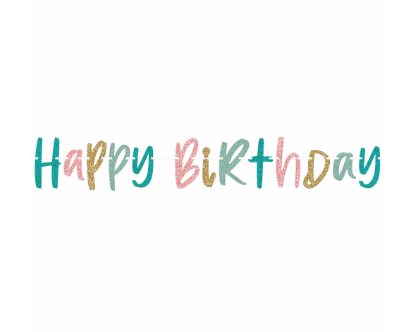 Happy Cake Day Letter Banner