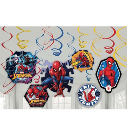 6 Swirls 3 Swirls w/Paper Cutouts, 7" 3 Swirls w/Paper Cutouts, 5"