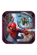 Spider-Man™ Webbed Wonder Square Plates, 7"