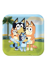 Bluey 9" Square Plates