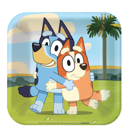 Bluey 7" Square Plates