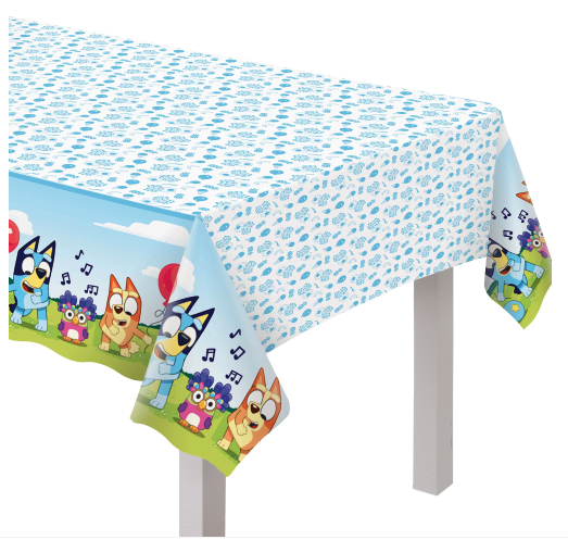 Bluey Plastic Table Cover