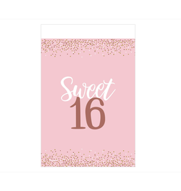 Blush Sixteen Plastic Table Cover