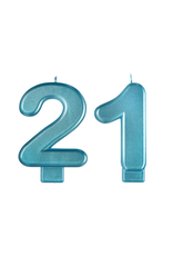 Finally 21 Numeral Candles