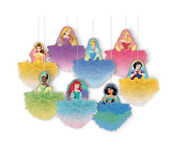 Disney Princess Deluxe Fluffy Decorations