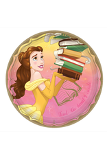 Disney Princess Round Plates, 9" - Belle