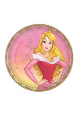 Disney Princess Round Plates, 9" - Aurora