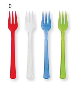 Creative Converting Mini Forks - Assorted Colors - 24 Ct