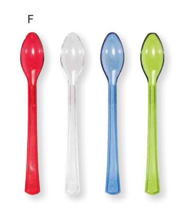 Creative Converting Mini Spoons - Assorted Colors - 24 Ct