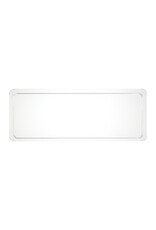 Creative Converting Tray - Rectangle 15.5x6 - Clear
