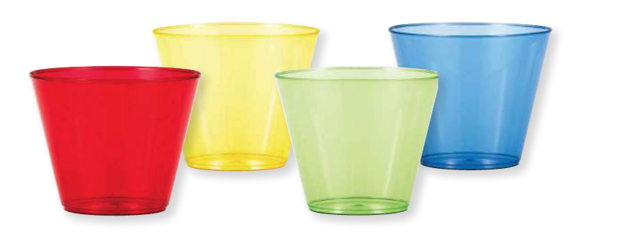 Creative Converting Tumbler 9oz - Assorted Color - 12ct
