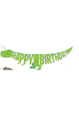 Creative Converting Boy Dino Party - Shaped Banner