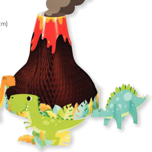 Creative Converting Boy Dino Party - 3D Shaped Centerpiece