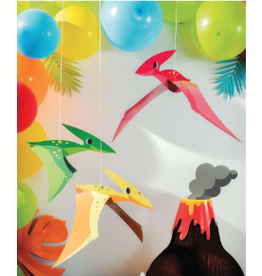 Creative Converting Boy Dino Party - 3D Hanging Cutouts